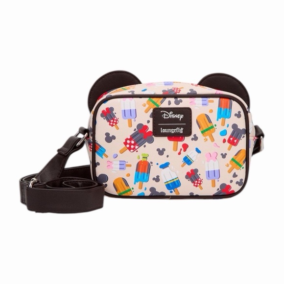 Loungefly Handbags - NEW Loungefly Disney Mickey Mouse & Friends Popsicles Crossbody Bag Purse